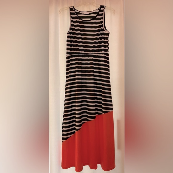 Chicmatchy Women's Soft Stretch Knit  Sleevesless Maxi Dress, Small NEW - Picture 1 of 4